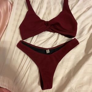 ZAFUL Size M Plum Bikini Set